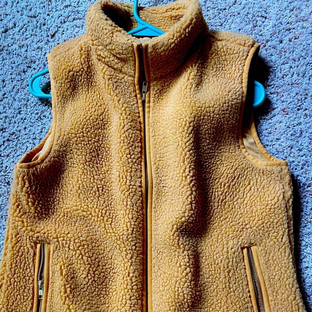 J. Crew Fuzzy Vest
